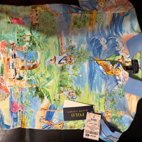 Polo by Ralph Lauren Multicolor Graphic Shirt - Picture 1 of 3